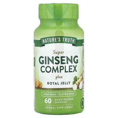 Super Ginseng Complex Plus Royal Jelly, 60 капсул