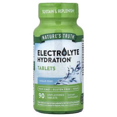 Electrolyte Hydration, Unflavored, 90 Tablets