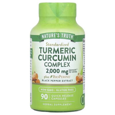 Turmeric Curcumin Complex Plus BioPerine® Black Pepper Extract 90 капсул