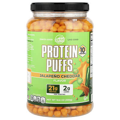 Протеиновые паффы Protein Puffs, Jalapeno Cheddar, 300 g