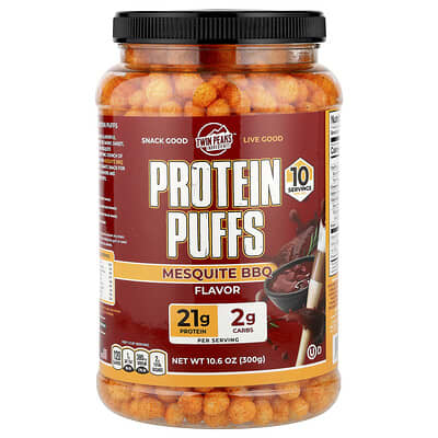 Protein Puffs, Mesquite BBQ, 10.6 oz (300 g)
