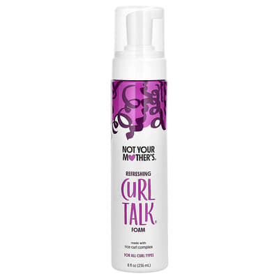 Пенка для укладки Curl Talk, освежающая, 8 fl oz (236 ml)