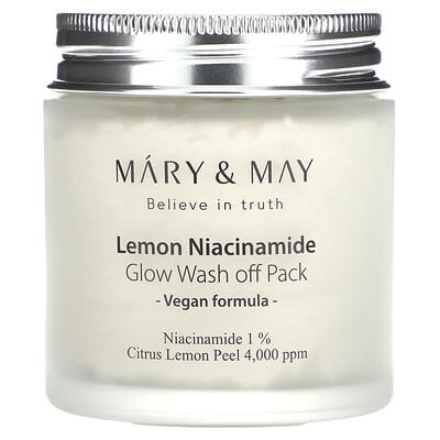Очищающая маска Lemon Niacinamide Glow, 4.4 oz (125 g)