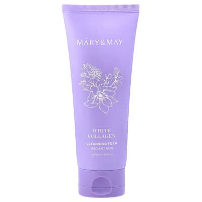 White Collagen очищающая пенка для умывания, 5.07 fl oz (150 ml)