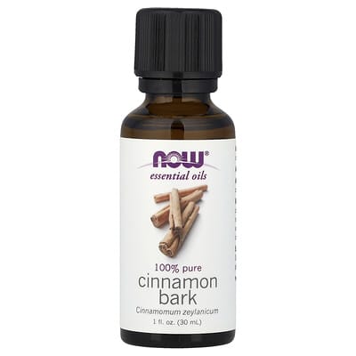 NOW Foods эфирное масло корицы, 1 fl oz (30 ml)