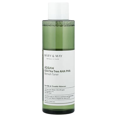 Тоник Vegan CICA Tea Tree AHA PHA Blemish, 6.76 fl oz (200 ml)