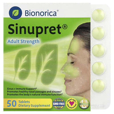 Sinupret®, для взрослых, 50 таблеток