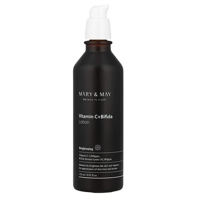 Лосьон Mary & May Vitamin C + Bifida, 4.05 fl oz (120 ml)