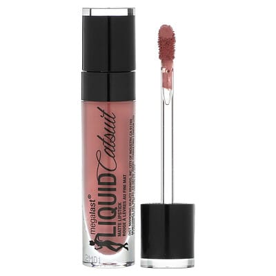 Матовая жидкая помада MegaLast, Liquid Catsuit, 924B Rebel Rose, 0.21 oz (6 g)