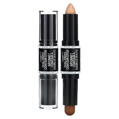 MegaGlo, Dual-Ended Contour Stick, Medium/Tan, 0.28 oz (8 g)