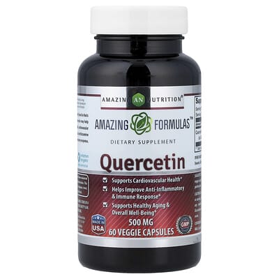 Quercetin, 500 mg, 60 вегетарианских капсул