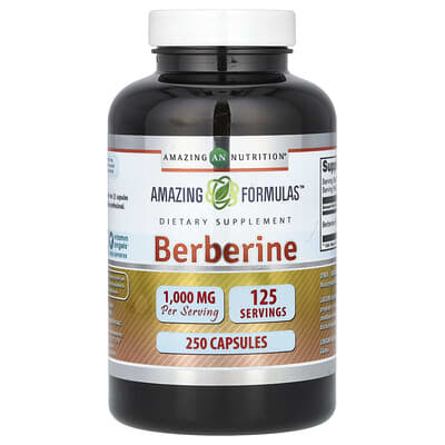 Берберин, 250 капсул (500 mg на капсулу)