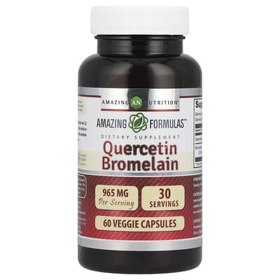 Quercetin Bromelain, 60 вегетарианских капсул