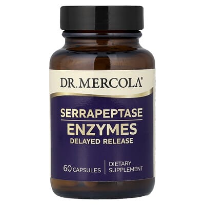 Ферменты Dr. Mercola Serrapeptase Enzymes, 60 капсул