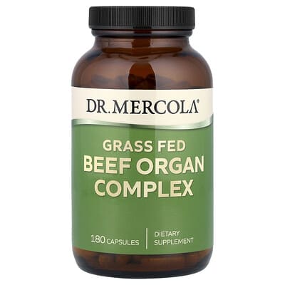 Dr. Mercola Grass-Fed Beef Organ Complex, 180 капсул
