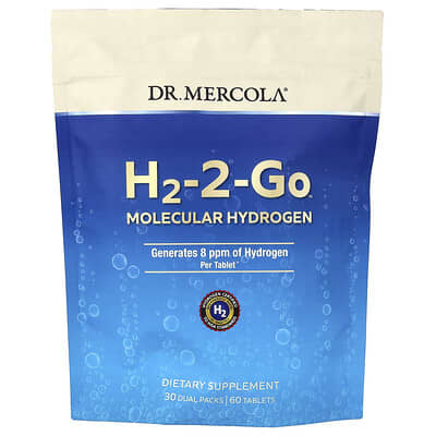 H2-2-Go™, Molecular Hydrogen, 30 Dual Packs, 60 Tablets