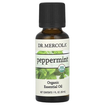 Organic Essential Oil, Peppermint , 1 fl oz ( 30 ml)