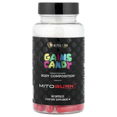 ALPHA LION Gains Candy MitoBurn®, 60 капсул