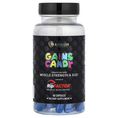 Gains Candy, RipFactor®, 60 Capsules (325 mg per Capsule)