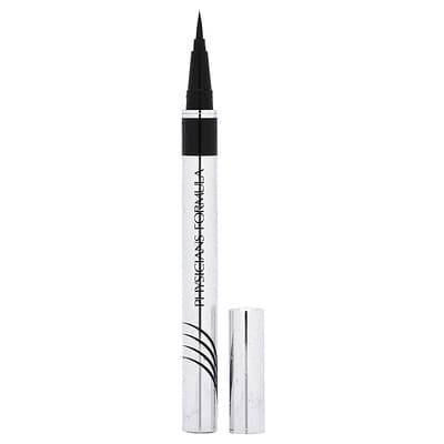 Жидкая подводка для глаз Physicians Formula Eye Booster, водостойкая, Blackest Black, 0.03 fl oz (1 ml)