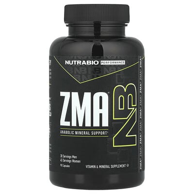 NutraBio ZMA®, 90 капсул
