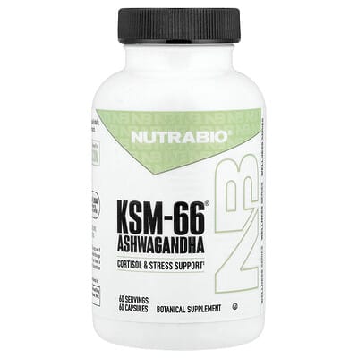 KSM-66®, Ашваганда, 60 капсул (600 mg на капсулу)