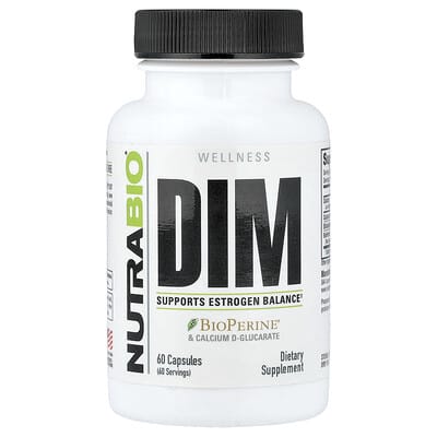 NutraBio DIM, 60 капсул