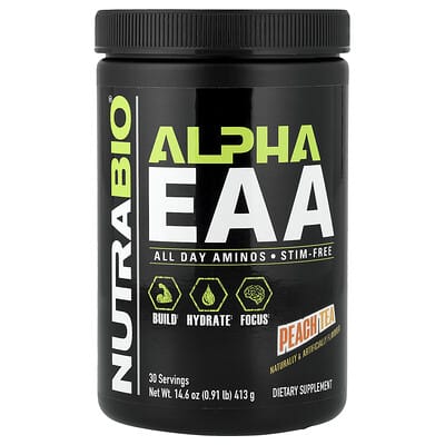 Alpha EAA, персиковый чай, 413 g