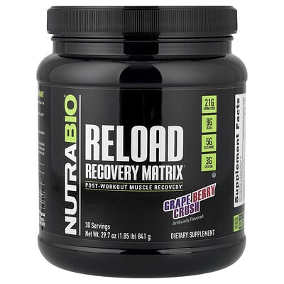Reload Recovery Matrix, Grape Berry Crush, 1.85 lb (841 g)