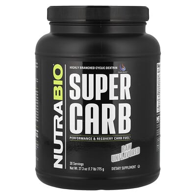 Сыворотка Super Carb, Raw Unflavored, 1.7 lb (775 g)