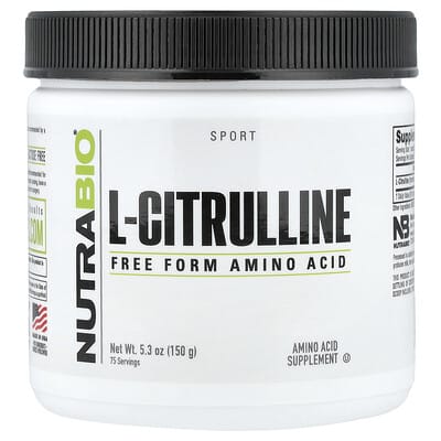 L-Citrulline, Free Form аминокислота, 5.3 oz (150 g)