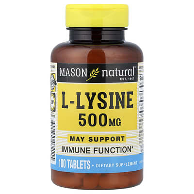 L-Lysine, 100 таблеток