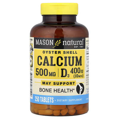 Oyster Shell Calcium Plus D3, 250 таблеток