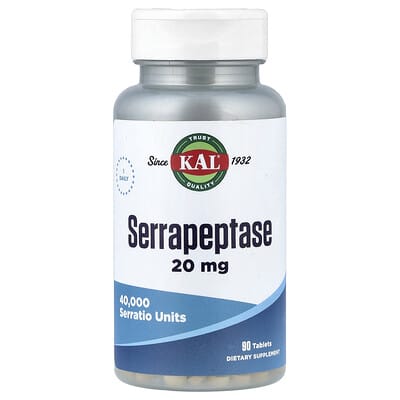 Serrapeptase, 20 mg, 90 таблеток