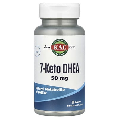 7-Keto DHEA, 50 mg, 30 Tablets