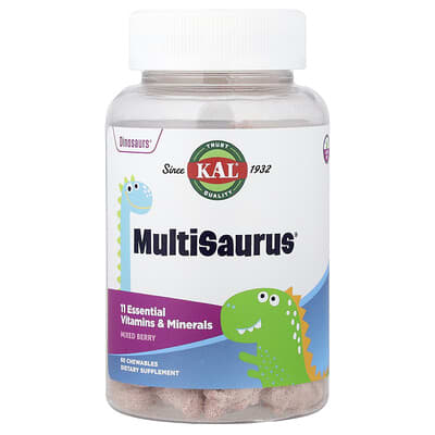 Жевательные витамины KAL MultiSaurus® Mixed Berry