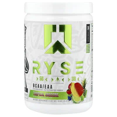 Аминокислоты BCAA/EAA RYSE, Tropical Snocone, 13.3 oz (378 g)