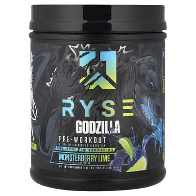 RYSE Godzilla предтренировочный комплекс, Monsterberry Lime, 1.74 lbs (776 g)