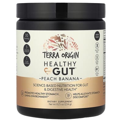 Healthy Gut™, Персик-банан, 8.25 oz (234 g)
