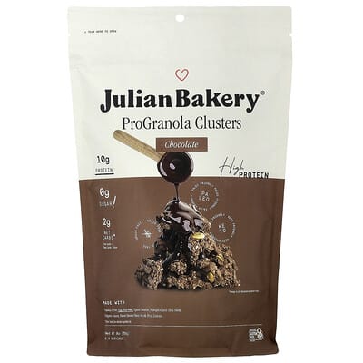 Протеиновые гранола-кластеры Julian Bakery Pro Granola Clusters, Chocolate, 255 g