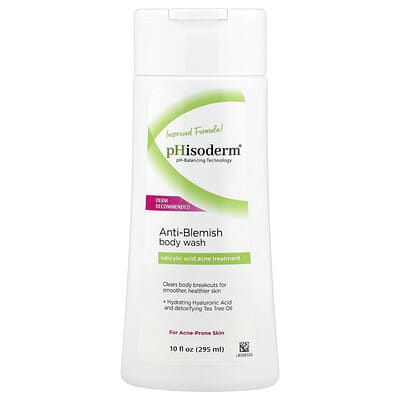 pHisoderm очищающий гель для тела против высыпаний, 10 fl oz (295 ml)