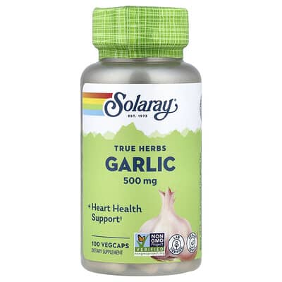 True Herbs, чеснок, 500 mg, 100 VegCaps