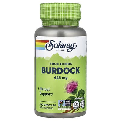 True Herbs лопух, 425 mg, 100 VegCaps