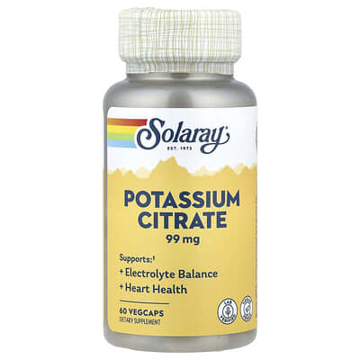 Potassium Citrate , 99 mg , 60 VegCaps