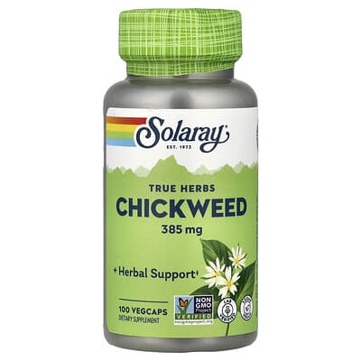 Solaray True Herbs, чабрец, 385 mg, 100 вегетарианских капсул