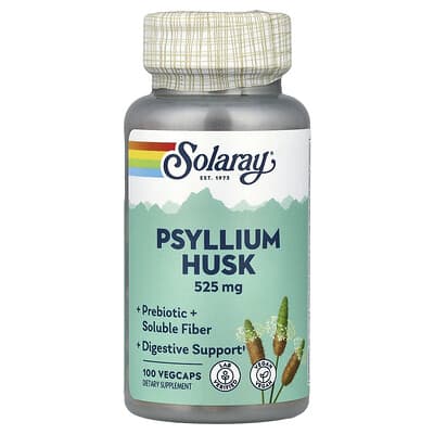 Solaray Шелуха псиллиума 525 mg, 100 VegCaps
