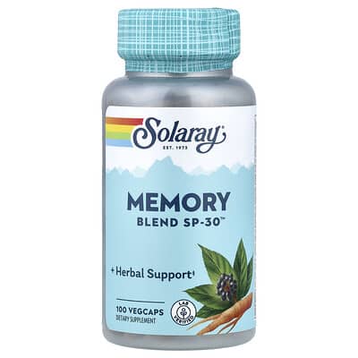Смесь для памяти Solaray Memory Blend SP-30™, 100 веганских капсул