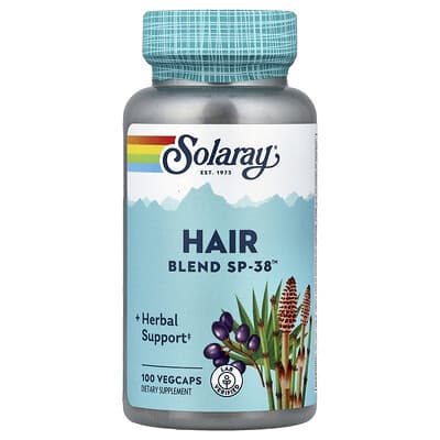 Смесь для волос Solaray Hair Blend SP-38™, 100 капсул