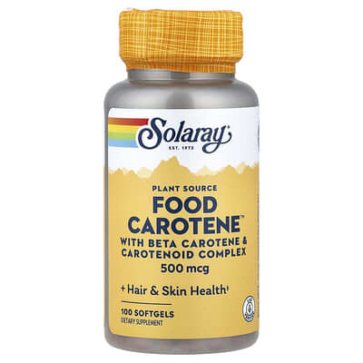 Food Carotene™, 500 mcg, 100 Softgels