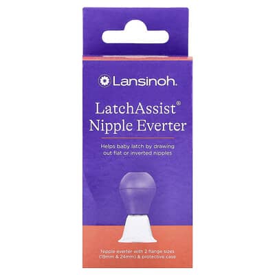 Lansinoh Latch Assist® насадка для кормления с защитным футляром, 1 шт